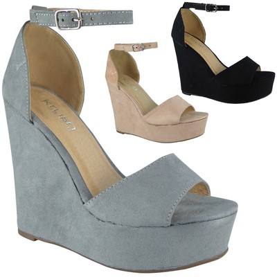 grey wedge sandals for wedding