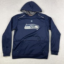Seattle Seahawks Hoodie Youth Large 14/16 NFL Team Apparel Tek Warm Pullover