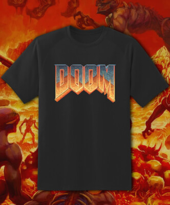 Doom Video Game Retro Arcade Game T Shirt  Fast Ship!