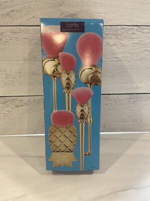 Tarte Lets Flamingo Price Brush Set New In Box