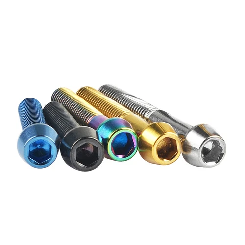 M6 Titan Schrauben Kegelkopf 10 16 18 20 25 30 35 40 45 50 55 60 65 mm Innensechskant - Bild 5 von 9