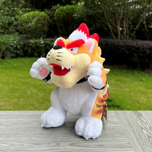 28cm High Quality Super Bros Plush Cat Bowser Koopa Boss Stuffed Toy Soft Doll