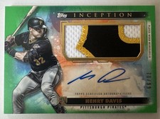 2024 Topps Inception -  Autographed Patch RC Henry Davis #APC-HD Inception 70/99