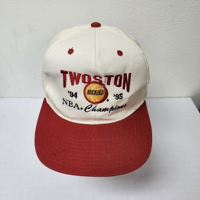 Vintage Houston Rockets Hat Cap Snap Back Red White NBA Basketball  Champions 90s