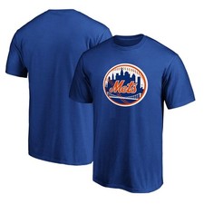 Youth New York Mets T Shirt Size 14 16 Blue Moisture Wicking Official MLB Gear
