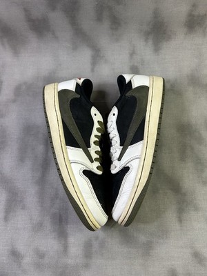 Size 8.5 - Jordan 1 Retro OG x Travis Scott Low Olive W