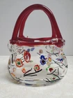 Vintage Murano Style Glass Purse