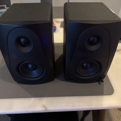 Sterling Audio MX3 Black Desktop Speakers with Cables