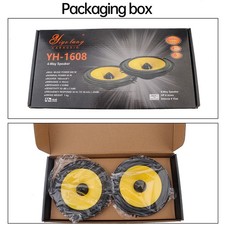 2 pcs 6.5  Car Audio Coaxial Speakers 600 wat...