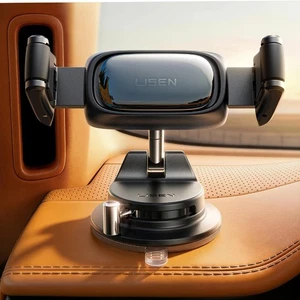 LISEN 360° Aspirateur réglable Aspiration Cup Support de téléphone de voiture pour tous les téléphones US