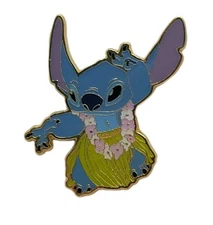 Disney Loungefly Pin 2023 Stitch Dancing in Grass Hula Skirt #158923 Trade Ship