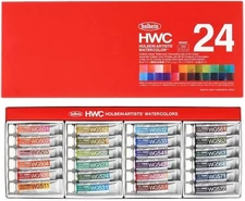 Holbein Artists’ Watercolor Granulating Colors 5ml 24colors Set WG591