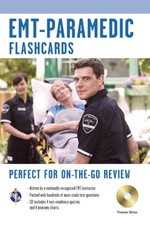 EMT-PARAMEDIC PREMIUM EDITION FLASHCARD BOOK W/ (EMT TEST By Lindsey Jeffrey