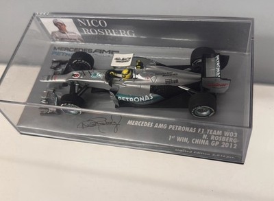 Minichamps 1:43 Mercedes W03 Nico Rosberg 2012 China GP 1st Win