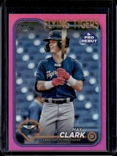 2024 Topps Pro Debut Max Clark Fuchsia Foil #/199