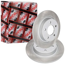 2X ASHIKA BREMSSCHEIBEN 279,7mm VOLL HINTEN PASSEND FÜR MAZDA 3 5 | 61-03-317C