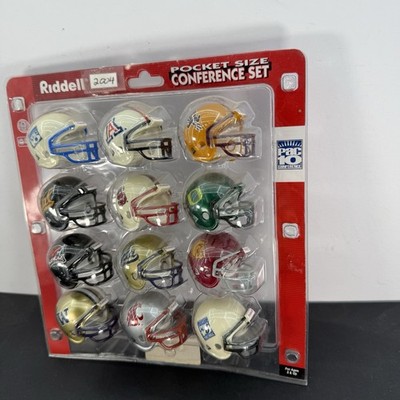 PAC 10 Riddell Pocket Pro Football Helmet Conference Set of 12