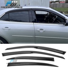 Fits 13-16 Chevy Malibu Mugen Style Window Visors Rain Sun Guard Deflector