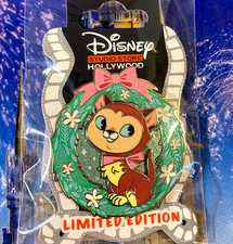 🍬 Disney DSSH Christmas Holiday Cat Wreaths Alice in Wonderland Dinah LE400 Pin