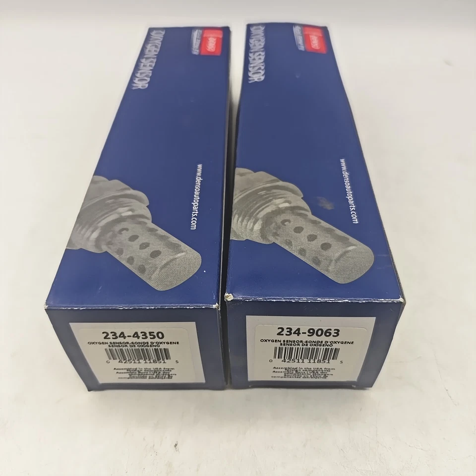 2X Denso Up+Down Oxygen O2 Sensor 234-9124 234-4350 For 2007-11 Honda Civic 1.8L Foto 2 de 4