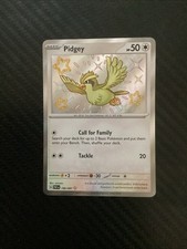 Pidgey 196/091 Sv: Paldean Fates Holo NM Shiny