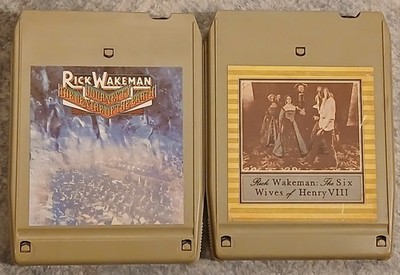 Rick Wakeman ''Journey To The Center Of The Earth'' 6 Wives Of Henry VIII 8-Tracks