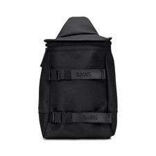 RAINS Trail Sling Bag Black Crossbody Bag Zip...