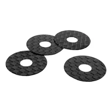 1Up Racing 10402 - Carbon Fiber Protective Body Washers Adhesive Backed 5mm
