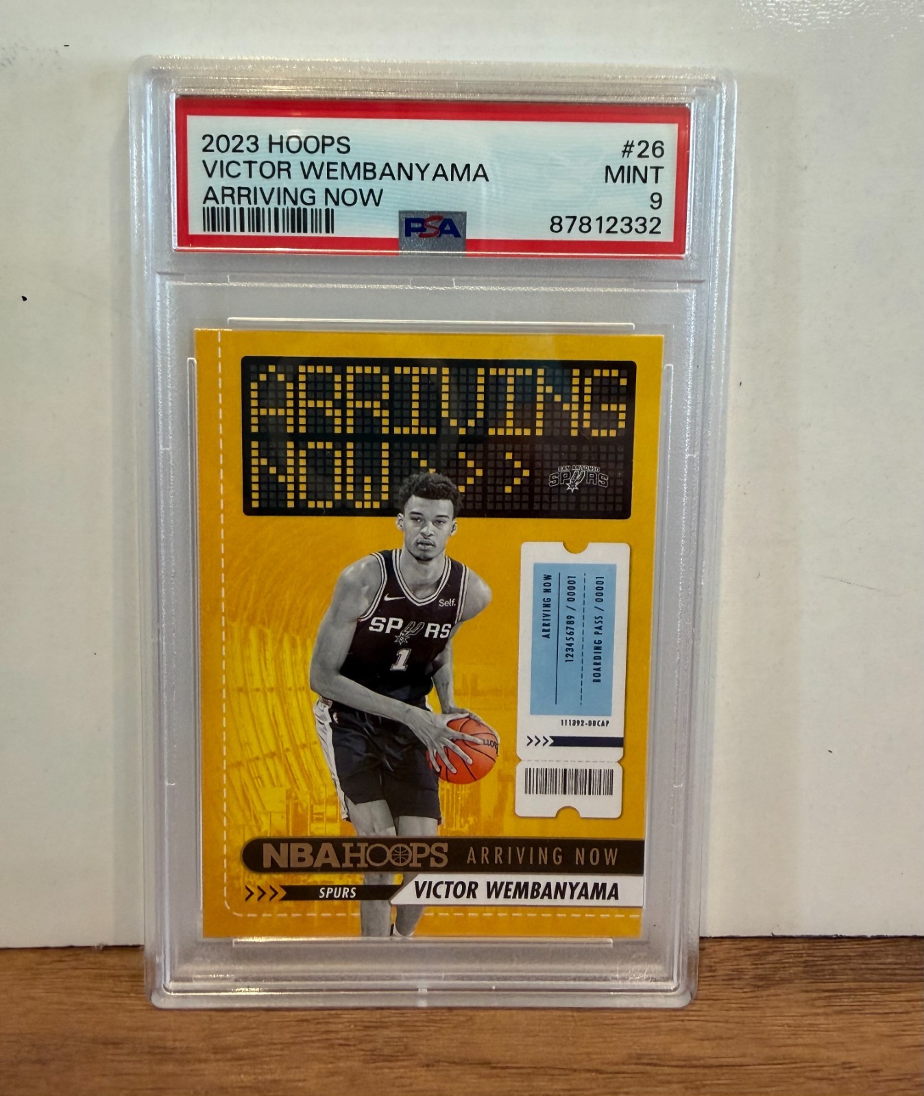 2023 Hoops Victor Wembanyama PSA9 Arriving Now- MINT Rookie Card
