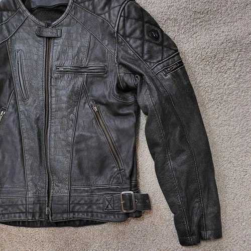 ARLEN NESS Genuine Leather Jacket, Size L Black [Used EXC] ship From JAPAN◎ image 3