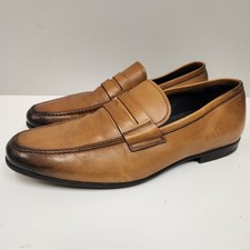 To Boot New York Adam Derrick Brown Leather Penny Loafers Men’s Size 9.5 US