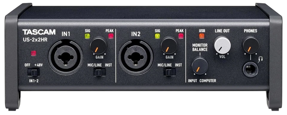 Tascam US-2x2HR - USB-Audio-/MIDI-Schnittstelle - Bild 2 von 3