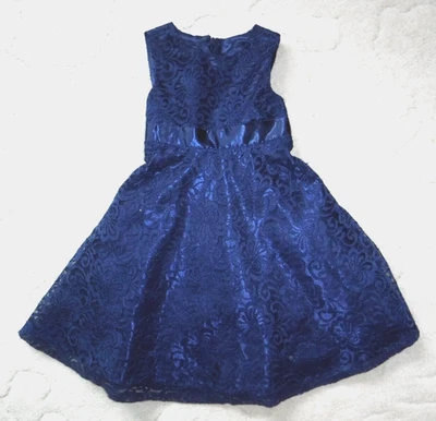 Couture Princess - festliches Kleid Mädchenkleid  Gr. 104 - Dunkelblau - Spitze - Bild 1 von 4