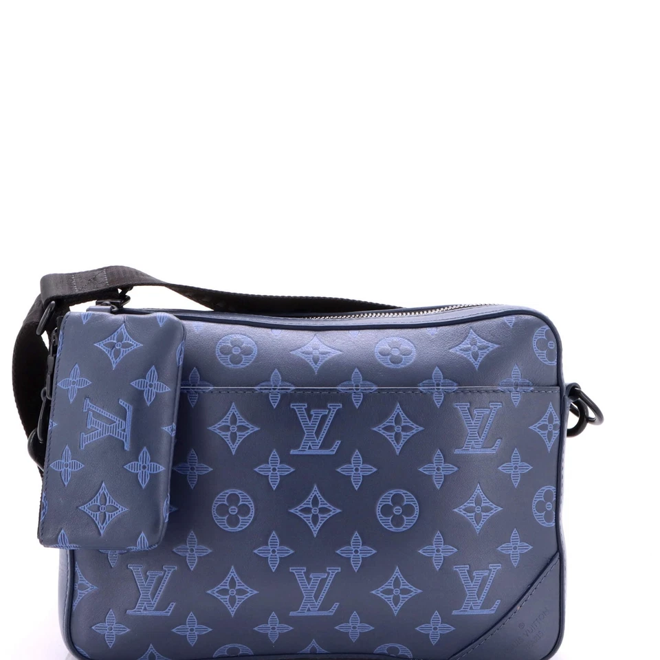 Bolso Mensajero Louis Vuitton Duo Monograma Sombra Cuero