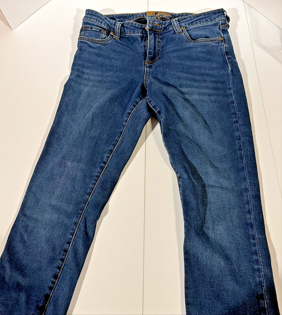 KUT From The Kloth High Rise Ankle Cigarette Jeans Womens Size 8 Blue