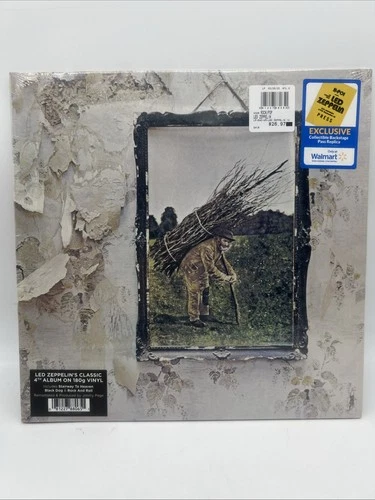 New Led Zeppelin IV LP Walmart Exclusive Vinyl w/ Backstage Pass Replica FreeS&H