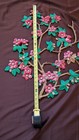 Two Vintage 1970’s Burwood #4281 & #???? Dogwood Blossoms Red Green Wall Décor — photo 6