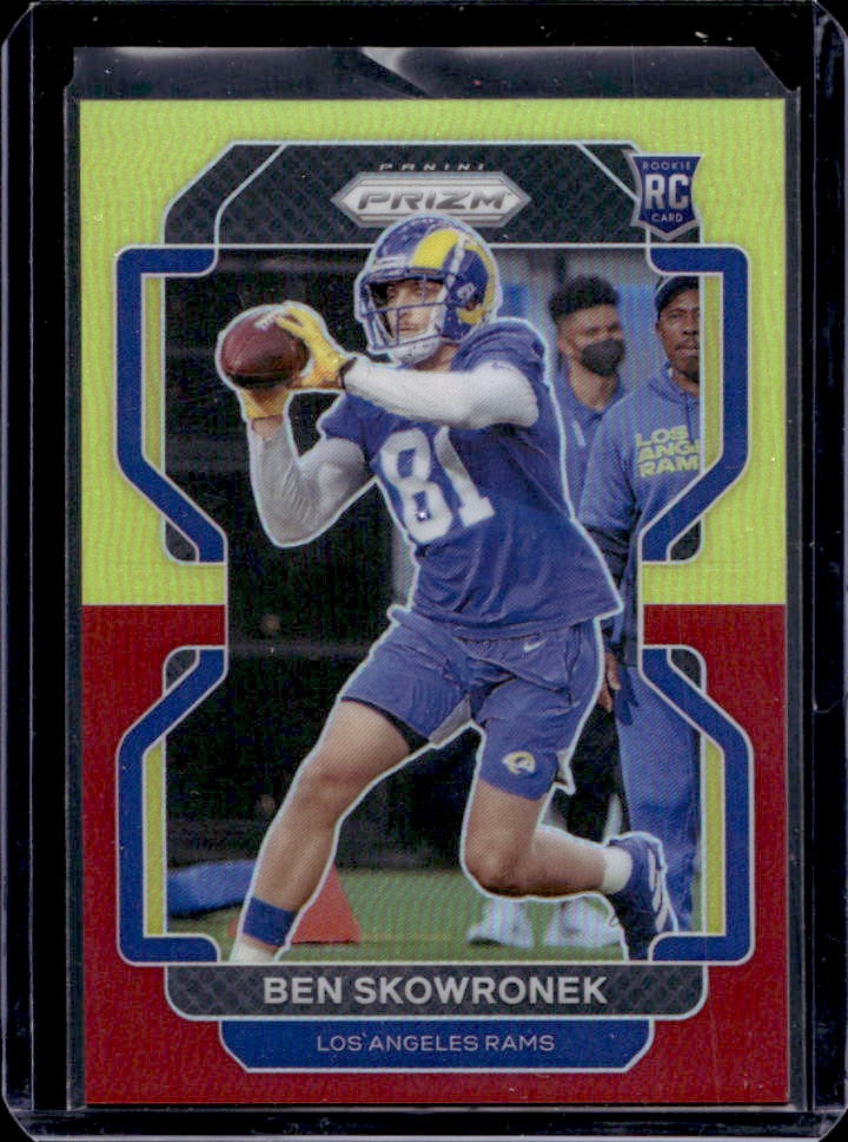 Ben Skowronek Panini Prizm #413 Red & Yellow