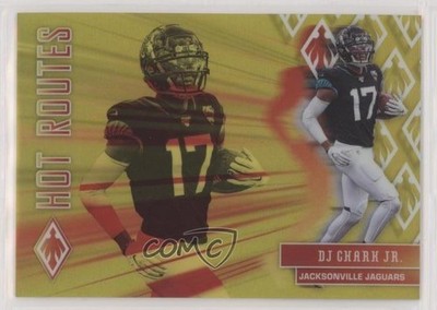2020 Panini Phoenix Hot Routes Yellow 51/75 DJ Chark Jr #14 n0c