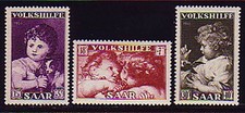 344-346 Volkshilfe 1953, Satz ** postfrisch / MNH