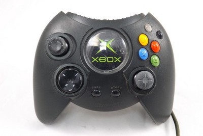 Microsoft Xbox Classic Controller Schwarz original o. OVP - DEFEKT BASTLER!