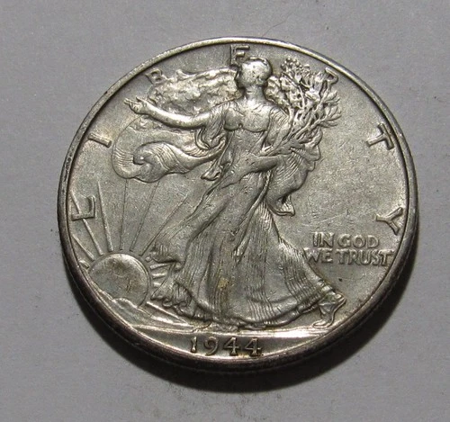 Photo of a 1944-D Walking Liberty Half Dollar from an eBay listing that sold on Jul 19, 2026