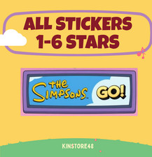 ALL STICKERS ALBUM Mono GO! THE SIMPSONS 6/5/...