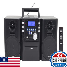 Naxa Electronics Npb-431 Portable Mp3/Cd Player Pll Fm Radio Usb Input Remote