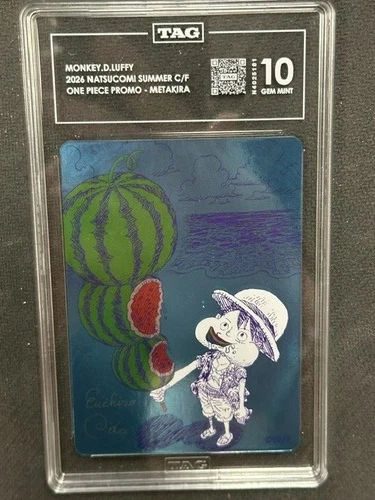 Monkey.D.Luffy 2026 One Piece Natsucomi Summer Metakira Promo TAG 10 #