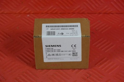 Siemens 6AG1231-5ND32-4XB0 Siplus S7-1200 SM1231 NEU sofort lieferbar