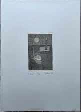 Nunzio GULINO, Acquaforte cm. 33,3x23,7 (p inc cm. 11,7x7,8) 1998 es.  73/90