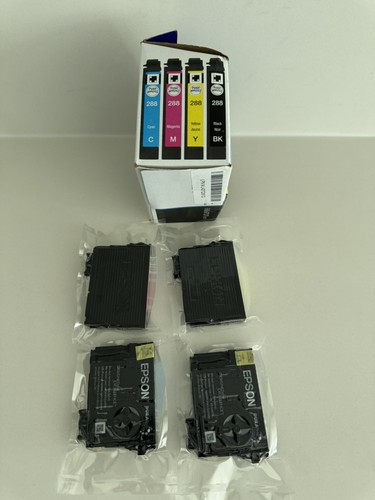 4pk Genuine Epson 288XL BLack & Color Ink XP330 XP430 XP434 XP435 XP446