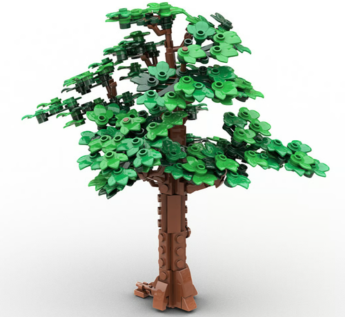 Buildarmy Tree Series –Walnut, Plane, Spruce & Micro Model Brick Building Block - Picture 10 of 11