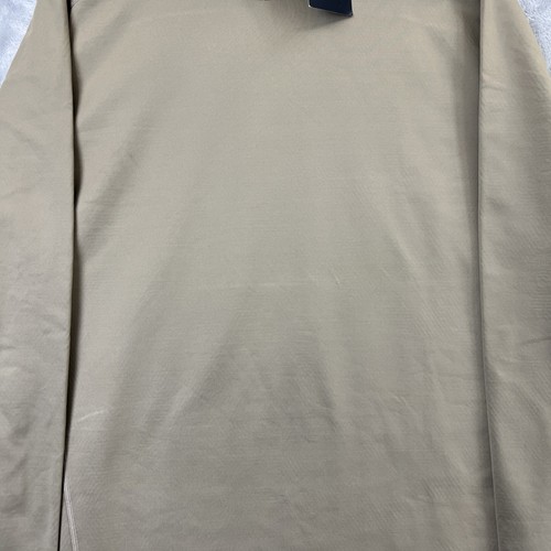 Under Armour Shirt Mens 2XL Beige Tactical Mock Neck Compression Long Sleeve Ski - Picture 3 of 13